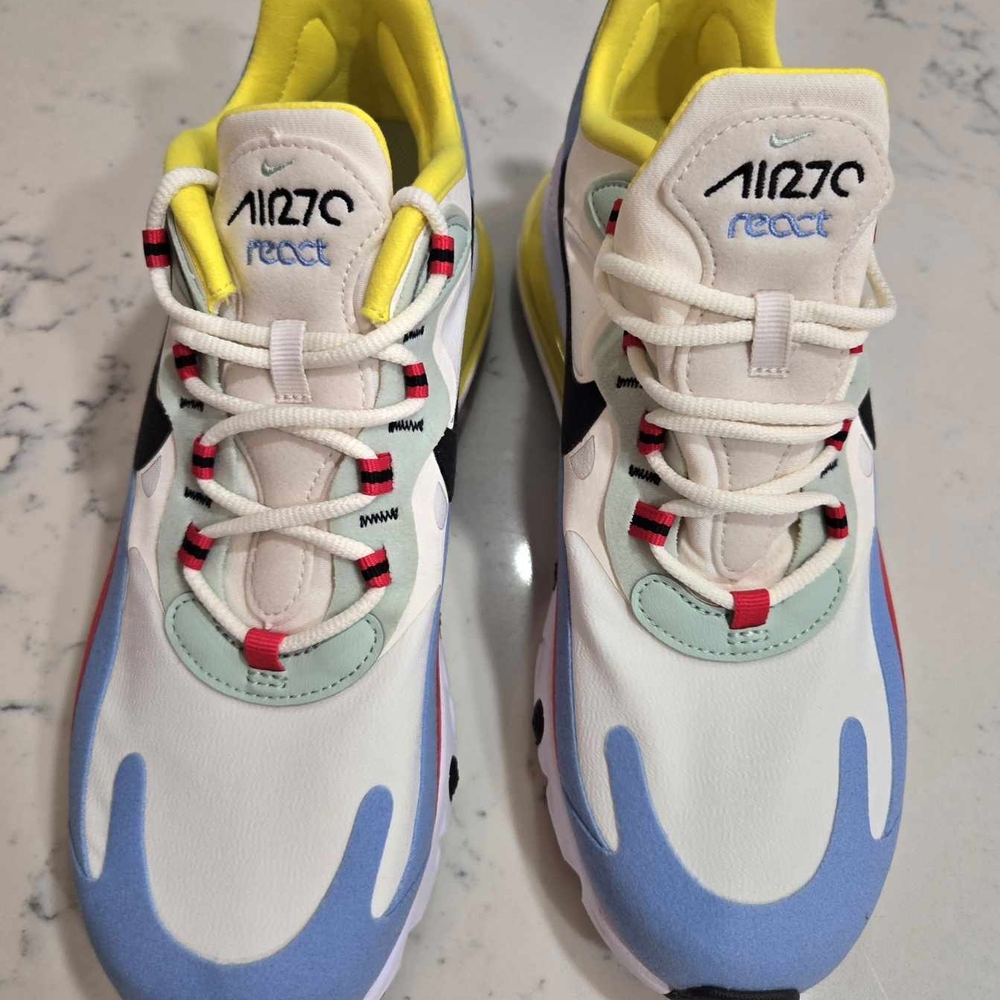 Nike Women’s SZ.9 Air Max 270 React " Bauhaus" Running Shoes AT6174-002 New - Picture 4 of 16